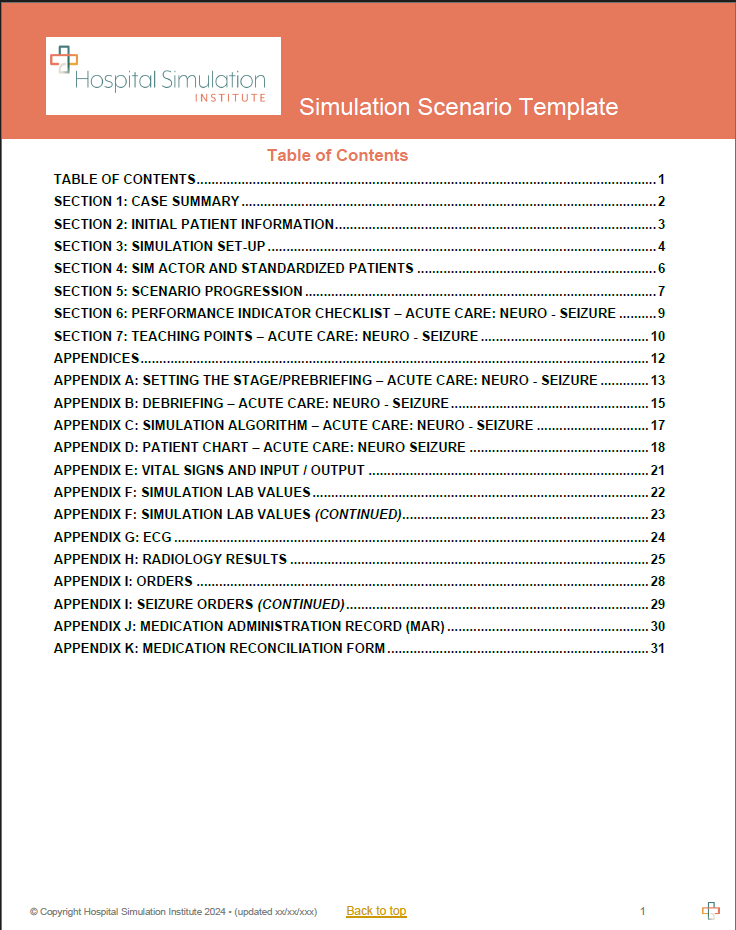 Acute Care: Seizure