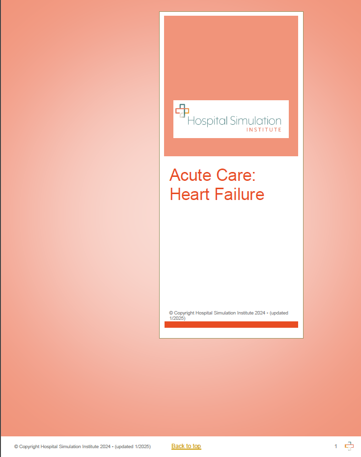 Acute Care - Heart Failure